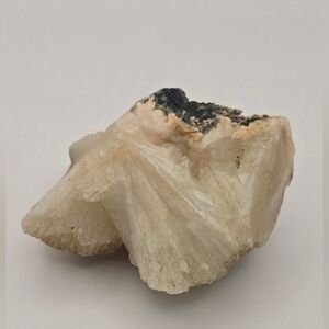 Raw Stilbite Crystal Cluster with Green Matrix – 0.6 lbs Natural Mineral Specime